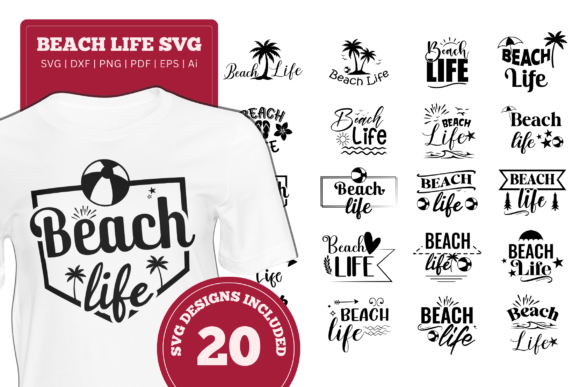 Download Beach Life SVG Bundle, Beach Shirt SVG - Beach life svg Collection