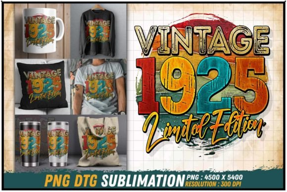 Download Vintage 1925 Limited Edition Retro Round - 1925 Collection